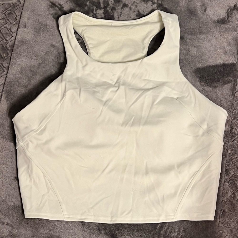 EUC Lululemon Invigorate Train cropped workout bra tank